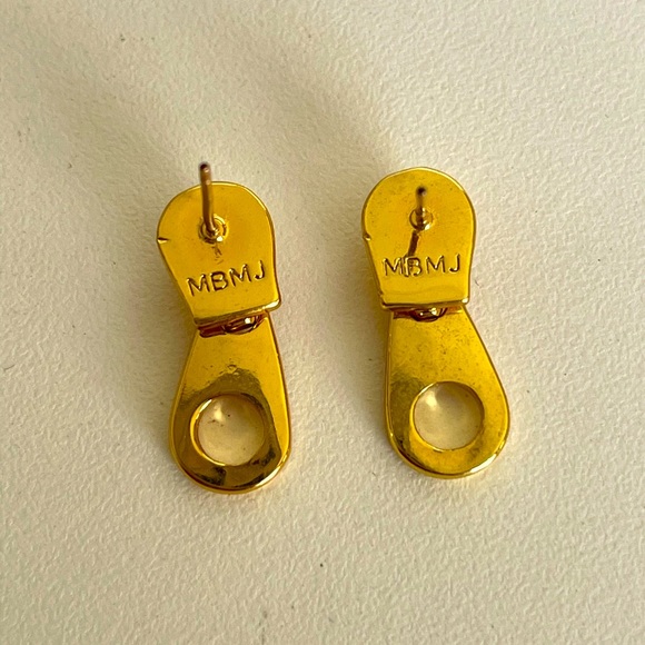 Marc By Marc Jacobs zipper pull stud earrings - Picture 7 of 9